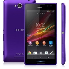 Smartphone Sony Xperia C C2304 ROXO Android 4.2, Memória Interna 4GB, Câmera 8MP, Tela 5" - comprar online