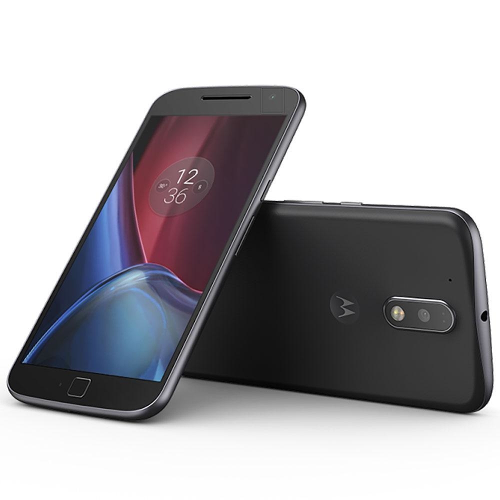 Smartphone Motorola Moto G4 Plus XT1640 Preto Dual Chip 32GB Android  Marshmallow 4G Wi-Fi Câmera 16 MP