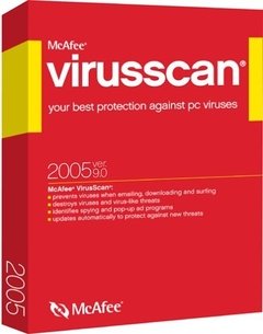 Mcafee Virusscan 2005 - Antivirus Versão 9.0 - Home Edition - CD-ROM