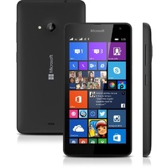 Smartphone Microsoft Lumia 532 Dual DTV Preto com Windows Phone 8.1, Tela 4", TV Digital, Dual Chip, 3G, Câmera 5MP e Processador Quad Core de 1.2 GHz - comprar online