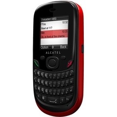 Celular Alcatel OT-355 Cherry Vermelho - GSM c/ Leitor de Dois Chips, Teclado QWERTY, Câmera Integrada, Rádio FM e Fone - Alcatel - infotecline