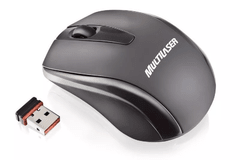 Mouse Sem Fio Multilaser Mo049 Preto - comprar online