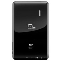 Tablet Multilaser PC 7 M7 NB043 com Tela 7", 4GB, Câmera Frontal, Wi-Fi, Suporte à Modem 3G, Android 4.1 - Preto na internet