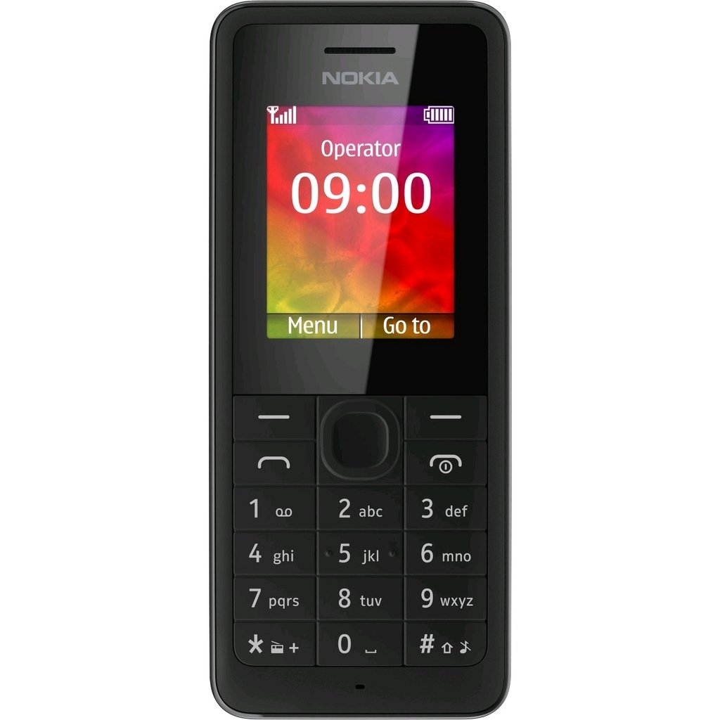 Celular Nokia 110 Dual Sim Preto, Rádio Fm, Leitor Mp3, Fone