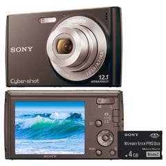 Câmera Digital Sony Cyber-shot DSC-W510/B Preta c/ 12.1 MP, LCD 2.7", Foto Panorâmica, Smile Shutter na internet