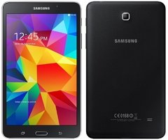 Tablet Samsung Galaxy Tab 4 T230 com Tela 7", TV Digital, 8GB, Processador Quad Core 1.2 Ghz, Câmera 3MP, Wi-Fi, GPS e Android 4.4 - Preto
