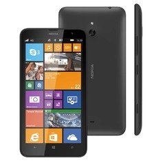Celular Desbloqueado Nokia Lumia 1320 Preto com Windows Phone 8, Tela 6", Processador 1.7GHz Dual Core, Câmera 5MP, 4G, Wi-Fi e Bluetooth - comprar online
