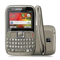 Celular Desbloqueado Motorola MOTOGO EX430 GRAFIT ESCURO com Teclado QWERTY, Câmera 2MP, 3G, Wi-Fi, Bluetooth, Rádio FM, MP3 e Cartão 2GB