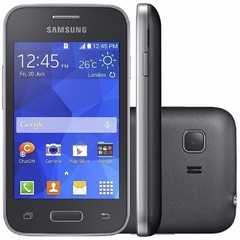 SMARTPHONE SAMSUNG GALAXY YOUNG 2 PRO G130BU PRETO COM TELA 3.5", DUAL CHIP, ANDROID 4.4