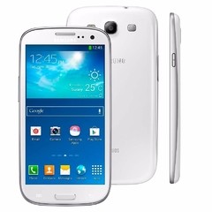 SMARTPHONE SAMSUNG GALAXY SIII S3 GT-I9300 BRANCO ANDROID 4.0 TELA 4.8 16GB 4G CÂMERA 8MP - comprar online