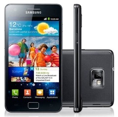 Celular Samsung Galaxy SII GT-I9100 Preto com Câmera, Android 2.3, 3G, Wi-Fi, GPS, Touch