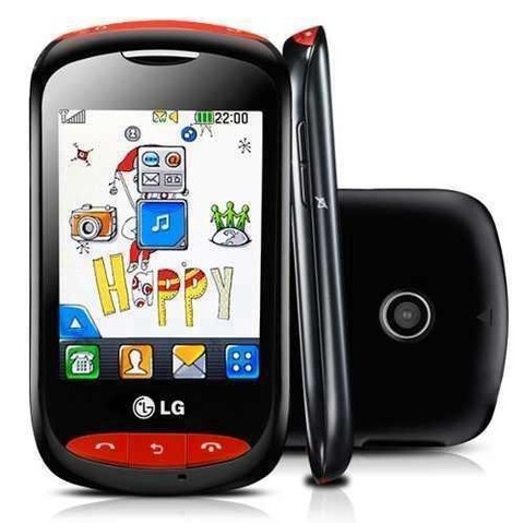 CELULAR DESBLOQUEADO LG TV PHONE SCARLET II GM600 vinho COM TV