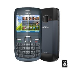 CELULAR Nokia C3-00 PRETO Câmera 2mp Rádio Fm Mp3 Bluetooth Usb - comprar online
