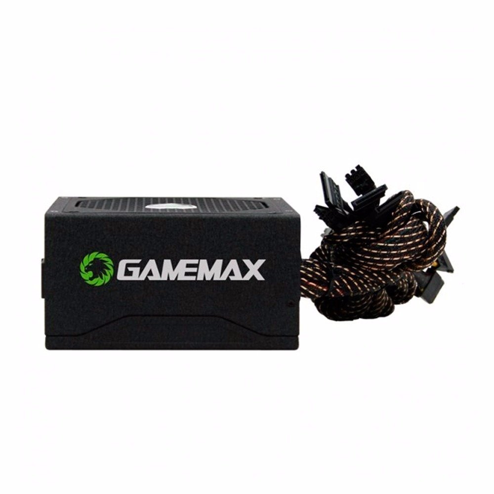 Fonte Gamer Atx Gamemax Gm500 500w 80 Plus Bronze Pfc Ativo Preta