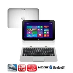 Notebook HP Envy X2 11-G050br Prata Com Intel® Atom(TM) Z2760 Dual Core, 2 Gb, SSD 64 Gb, LED 11,6" W8