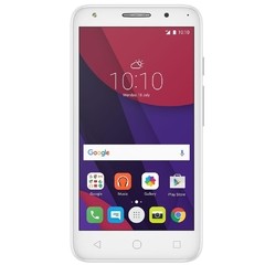Smartphone Alcatel Pixi4 5" 5045J Branco com Dual Chip, Memória 8GB + 16GB, Câmera 8MP, Internet Rápida 4G, Android 6.0 e Processador Quad Core