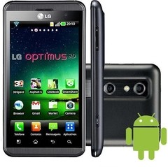 CELULAR LG OpTimus 3D P920 Android Tela 4.3" 8GB 3G Wi-Fi CAM 5MP
