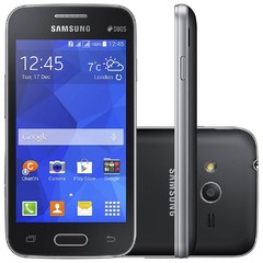 Smartphone Samsung Ace 4 Duos SM-G316M/DS Cinza com Tela de 4", Dual Chip, Android 4.4, Câmera 5MP, 3G e Processador Dual Core de 1.2Ghz