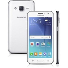 Smartphone Samsung Galaxy J2 TV SM-J200 8GB Branco 4G Tela 4,7" Câmera 5MP Android 5.1 na internet