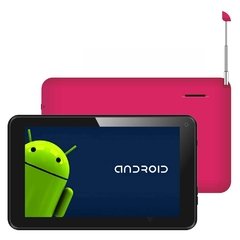Tablet Lenoxx Sound TB7000 Com Tela 7", TV Digital, 4GB, Câmera, Wi-Fi, Entrada Para Cartão, Suporte À Modem Externo 3G E Android 4.21 ROSA