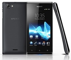Smartphone Sony Ericsson XPeria J ST26a Preto, Android 4.0, TouchScreen, Câmera de 5Mp, Bluetooth, Wi-Fi, Rádio, Office, MP3 - comprar online