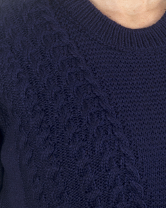 Sweater punto con trenzas - comprar online