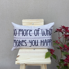 FUNDA DE PANA ESTAMPADA CON FRASE
