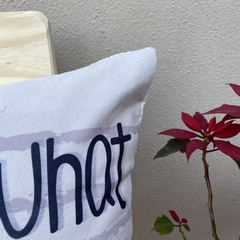 FUNDA DE PANA ESTAMPADA CON FRASE - comprar online