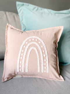 ALMOHADON IRIS 35x35cm | ROSA VIEJO - comprar online