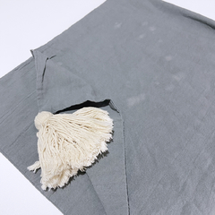 FUNDA ALMOHADÓN GIGANTE CEMENTO 70x100cm | OUTLET - comprar online