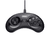 Sega Genesis - Control USB para Sega Genesis Mini, PC, Mac, Steam, RetroPie, Raspberry Pi (6 botones) BLACK - tienda online