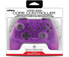 Wireless Core Controller NYKO - Bluetooth Pro Controller with Turbo and Android/PC Compatibility for Nintendo Switch - Purple
