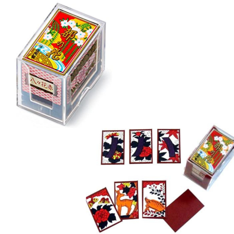 Nintendo Japanese Playing Cards Game Set Hanafuda Marufuku TENGU Black