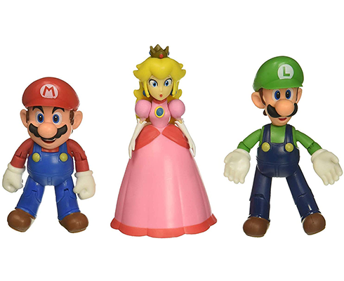 SUPER MARIO Nintendo Mushroom Kingdom Diorama Figure 3-Pack