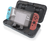 Nyko Power Shell Case - Hard protective case with built-in 5,000 mAh rechargeable battery, integrated play and charge cord, kickstand and game/SD Card storage - tienda online