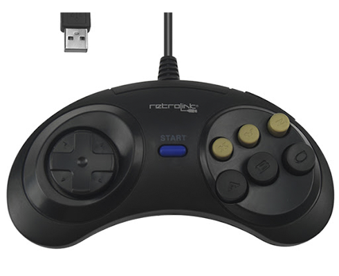 Sega GENESIS Retrolink USB CLASSIC Controller