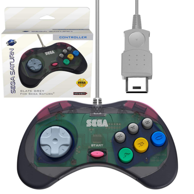 Official Sega Saturn Controller Pad for Sega Saturn - Original Port ...