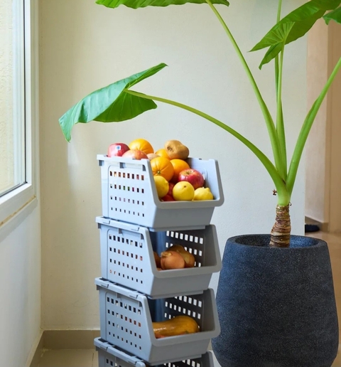 Gavetero Organizador de frutas y verduras 3 pisos