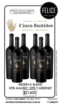 CINCO SENTIDOS RESERVA BLEND MALBEC-CABERNET