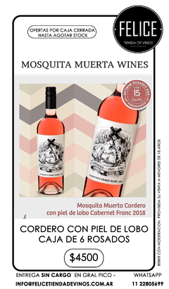 Cordero con piel de lobo rosado