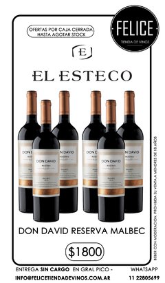 DON DAVID RESERVA MALBEC