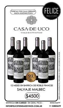 SALVAJE MALBEC CASA DE UCO