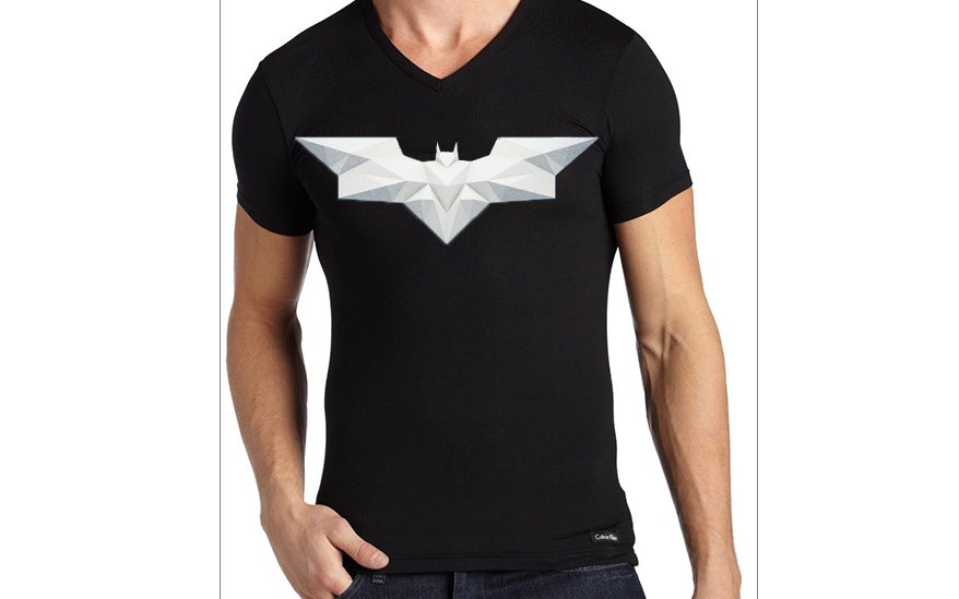 Playera Batman Logo Minimalista - Comprar en Jinx