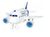 Avion 1.160 Juguete Magnific Friccion - comprar online