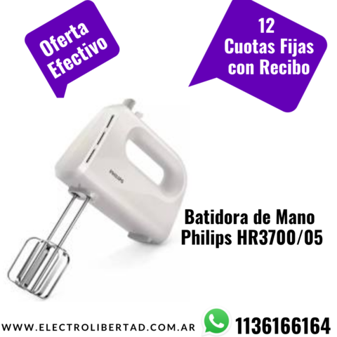 Licuadora de Pie Philips 600W 2Lts 3 Velocidades HR-2030-10