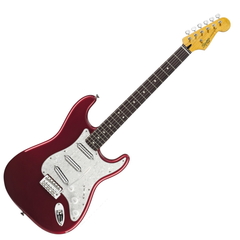 SQUIER Stratocaster Surf Squier Vintage Modified RWN, 3 x Lipstick - Color Candy Apple Red