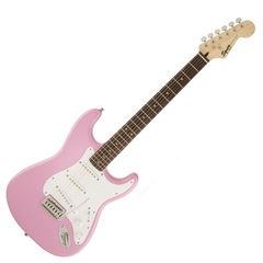 SQUIER Stratocaster Bullet, RWN, SSS, c/tremolo, Color Pink