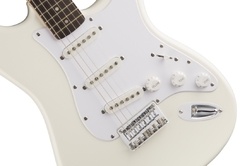 SQUIER Stratocaster Bullet, RWN, SSS, c/tremolo, Color Artic White - tienda online