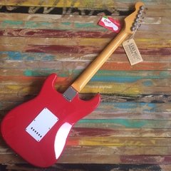 FENDER Mark Knopfler Stratocaster Hot Rod Red - Lead Music