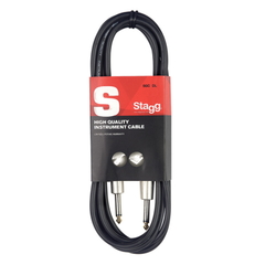 STAGG CABLE DE INSTRUMENTO, jack/jack (m/m), 6 Mts (20"), heavy-duty connectors, S-series - SGC6DL